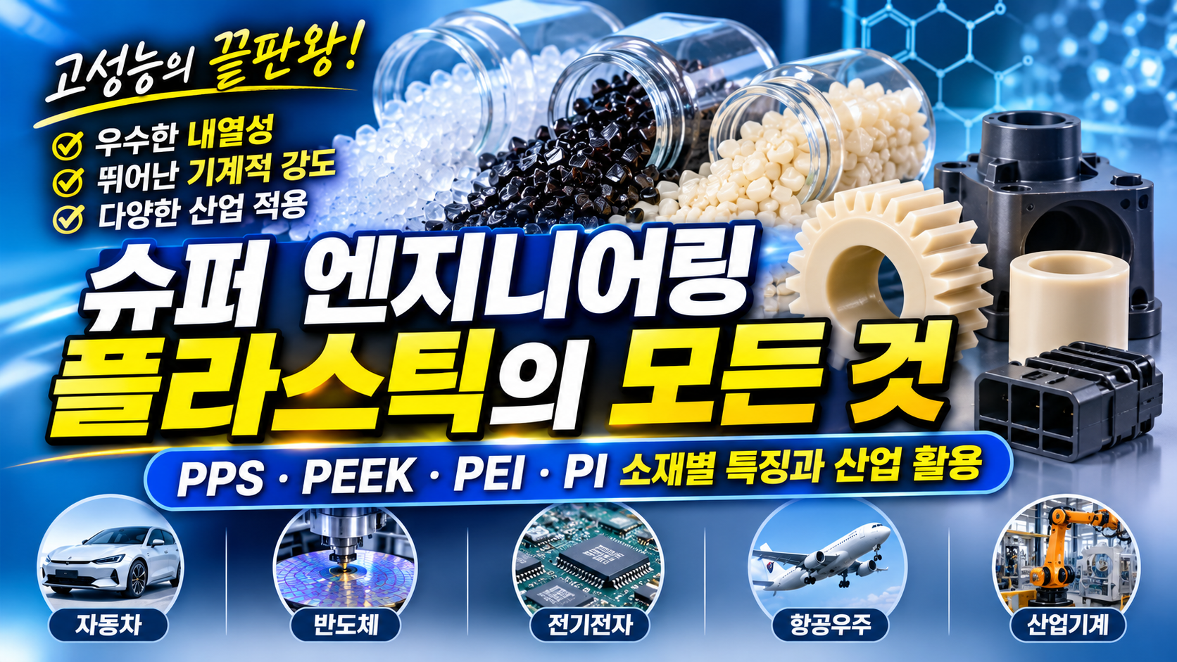 슈퍼 엔지니어링 플라스틱 총정리 썸네일